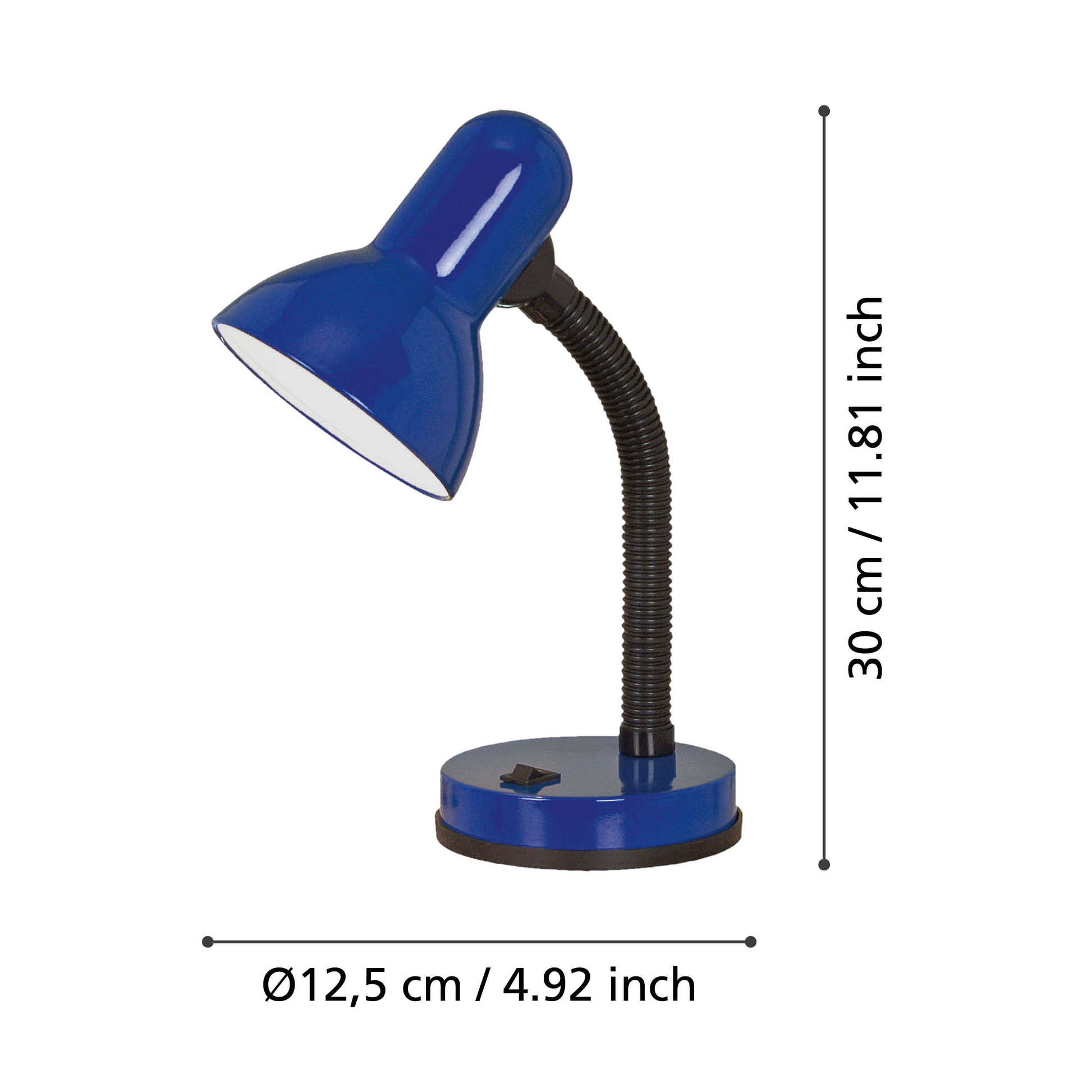 Настолна лампа BASIC Blue 30CM Eglo