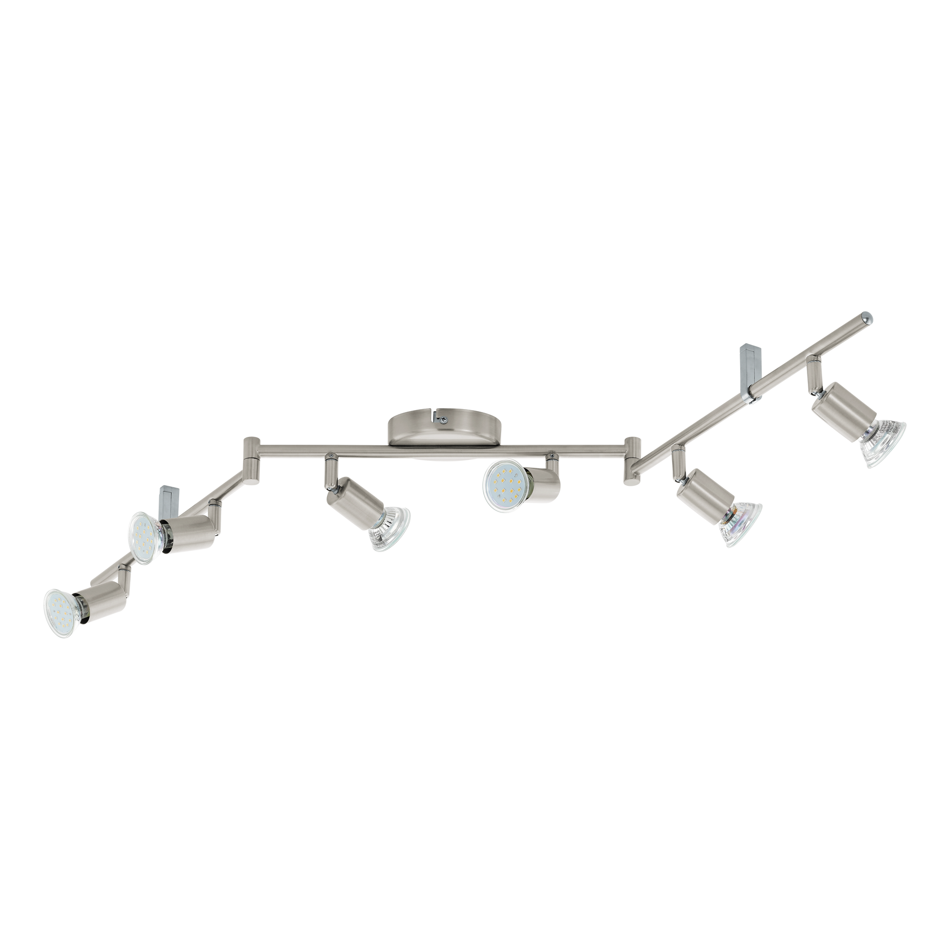 Lustra BUZZ-LED Reglabila Argintie 105cm 105CM / MINIMALIST DESIGN / ARGINTIE Lighting Fixtures