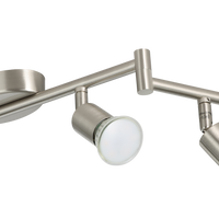 Lustra BUZZ-LED Reglabila Argintie 105cm 105CM / MINIMALIST DESIGN / ARGINTIE Lighting Fixtures