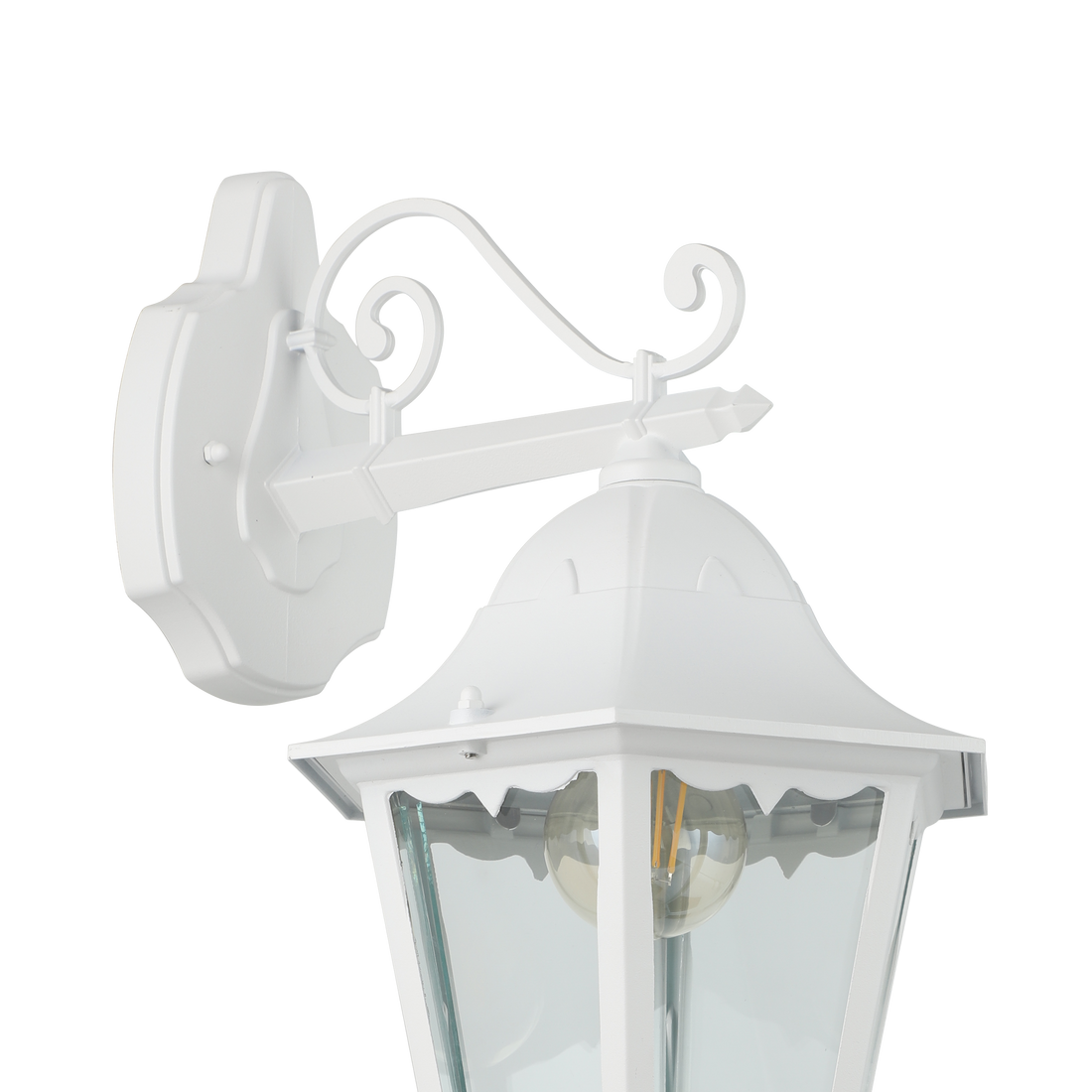 Aplica Exterior Tip Felinar NAVEDO White 47.5CM Eglo ALBA / APLICA PERETE Wall Light Fixtures
