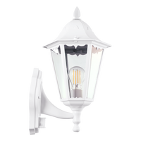 Aplica Exterior Tip Felinar cu Senzor NAVEDO White ALBA / APLICA PERETE Wall Light Fixtures