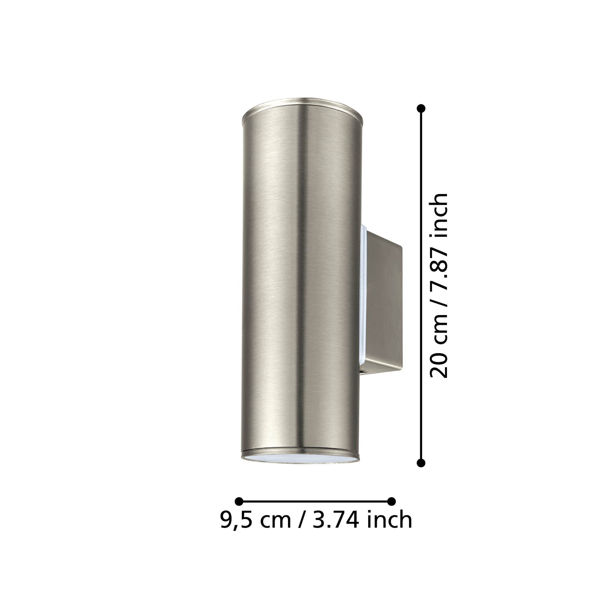 Външен аплик RIGA 65CM Silver IP65