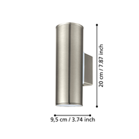 Външен аплик RIGA 65CM Silver IP65