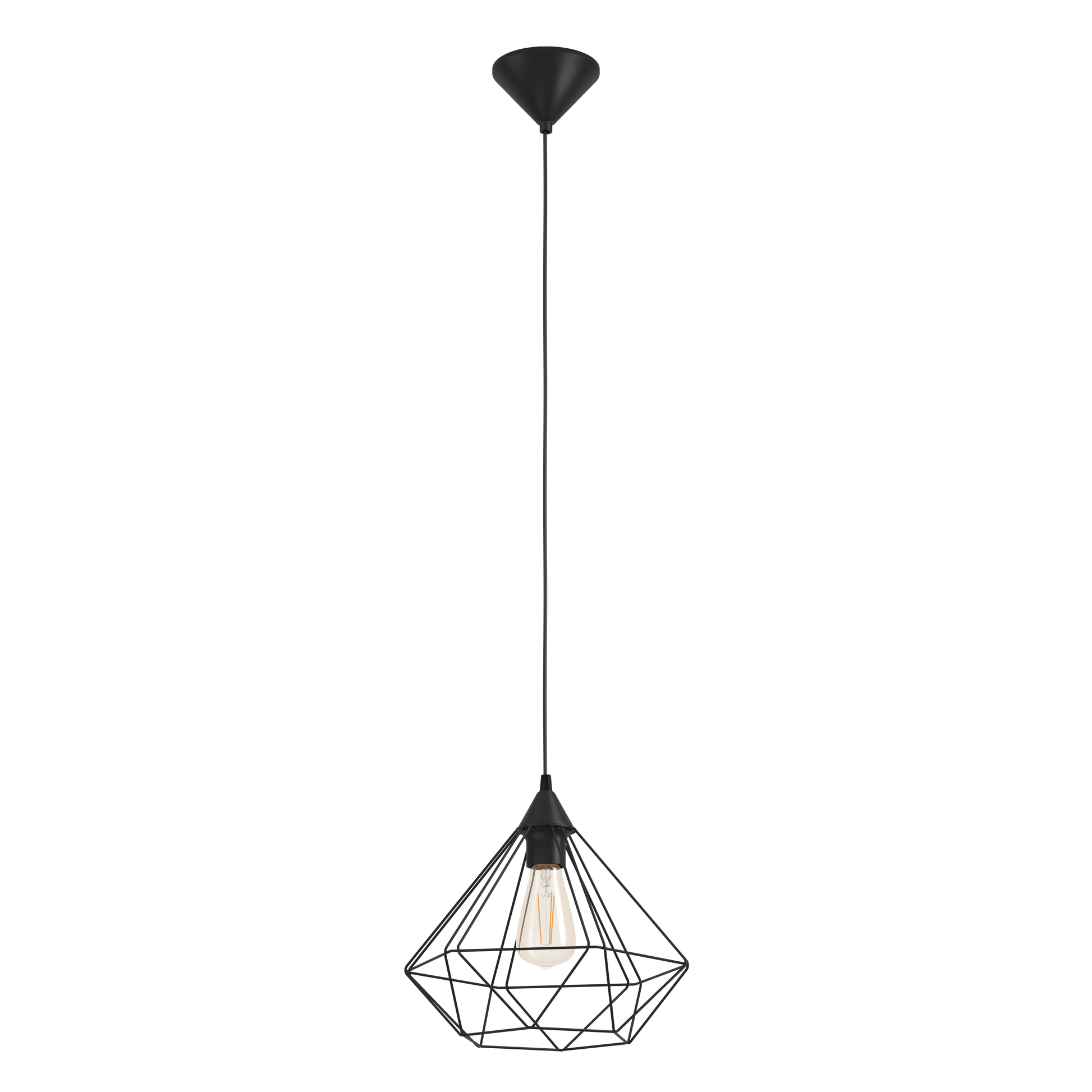 Пендел TARBES Black 1xE27 Eglo Ø32.5CM