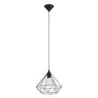 Пендел TARBES Black 1xE27 Eglo Ø32.5CM