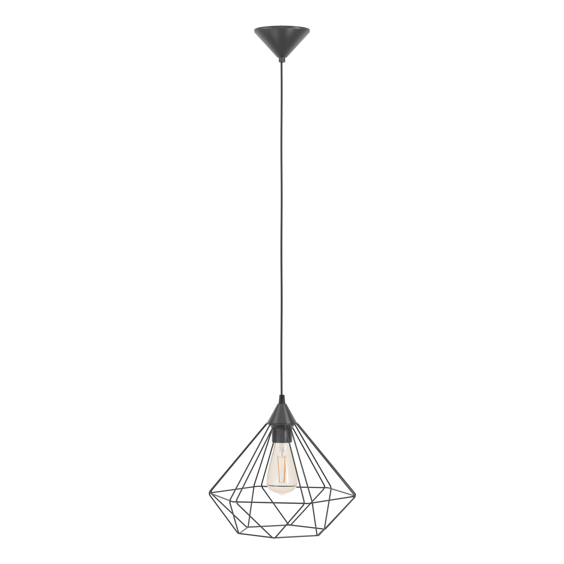 Пендел TARBES Black 1xE27 Eglo Ø32.5CM