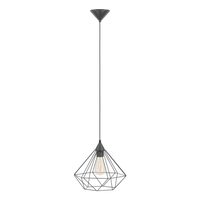 Пендел TARBES Black 1xE27 Eglo Ø32.5CM