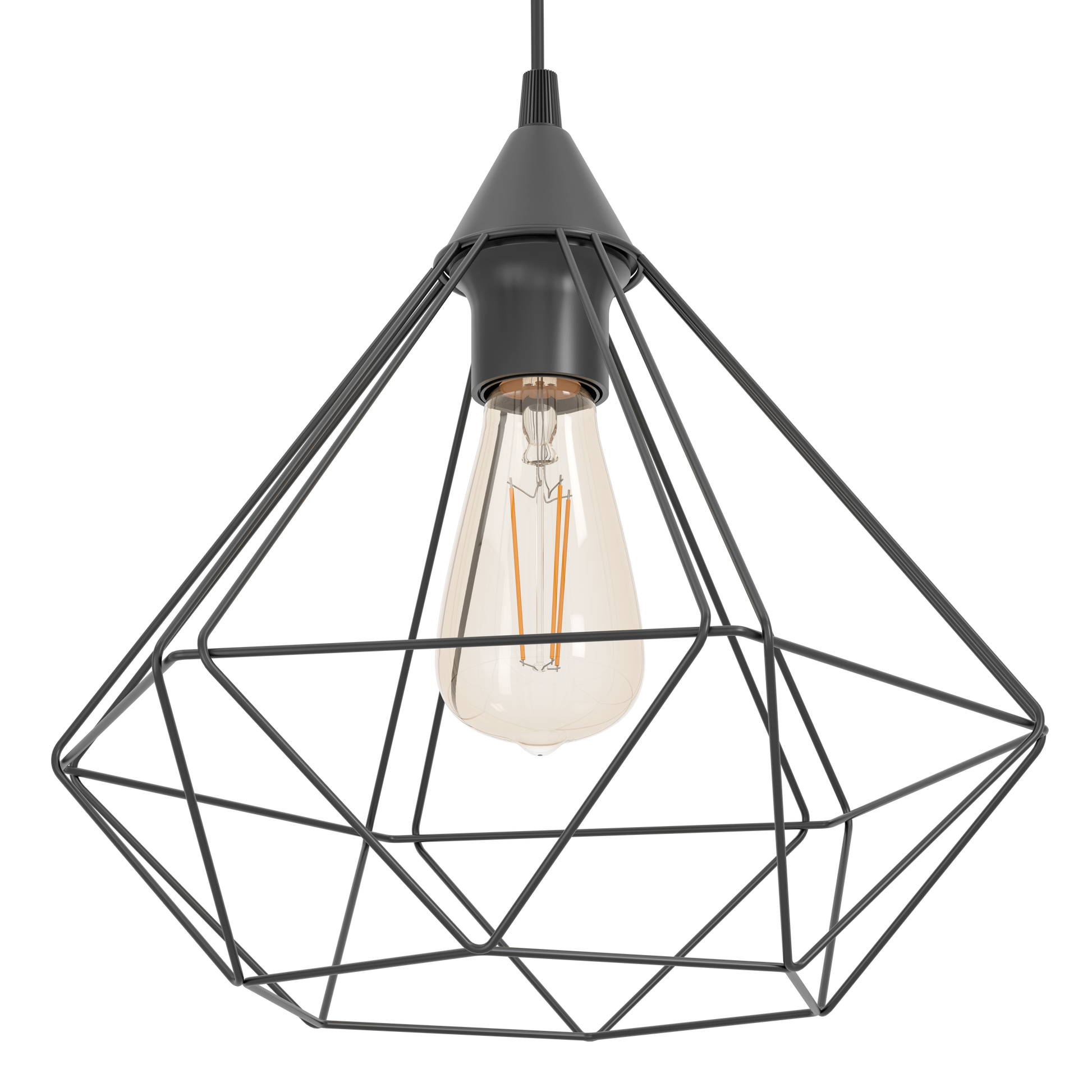 Пендел TARBES Black 1xE27 Eglo Ø32.5CM