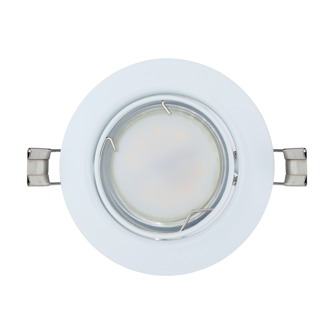 Комплект 3 спота PENETO EGLO / Кръгъл / Бял / ⌀87mm / Вграден
