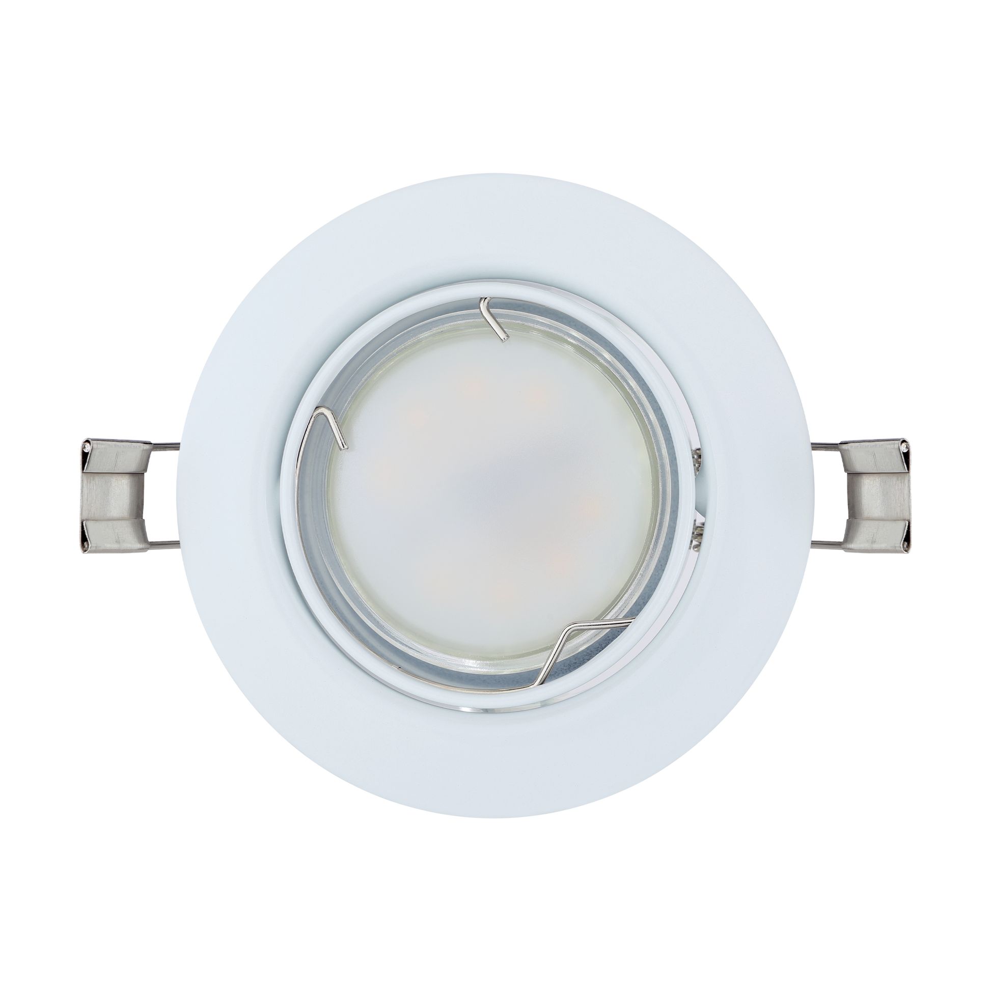 Комплект 3 спота PENETO EGLO / Кръгъл / Бял / ⌀87mm / Вграден