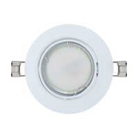 Комплект 3 спота PENETO EGLO / Кръгъл / Бял / ⌀87mm / Вграден