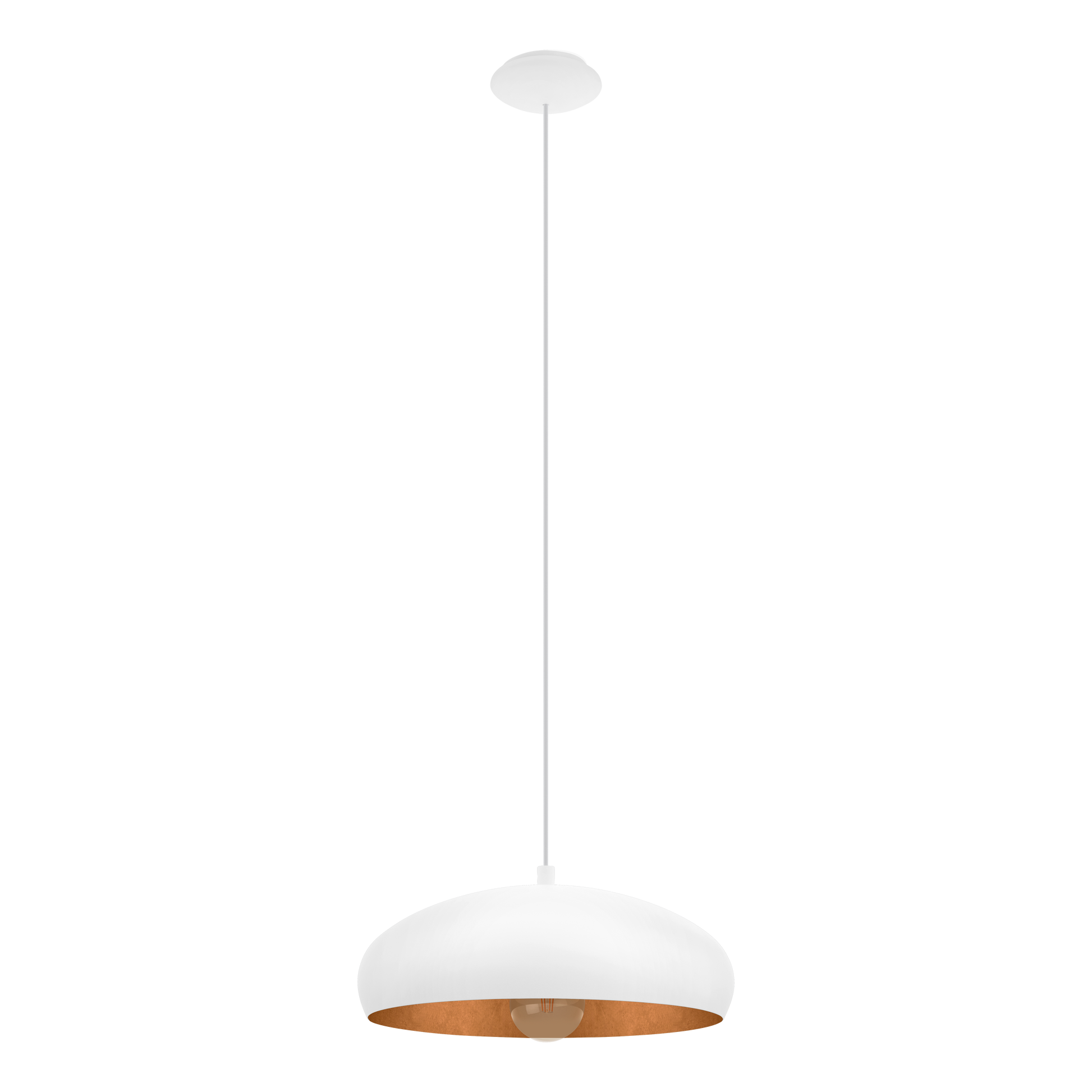 Пендел винтидж MOGANO 1 White & Gold 110CM Eglo