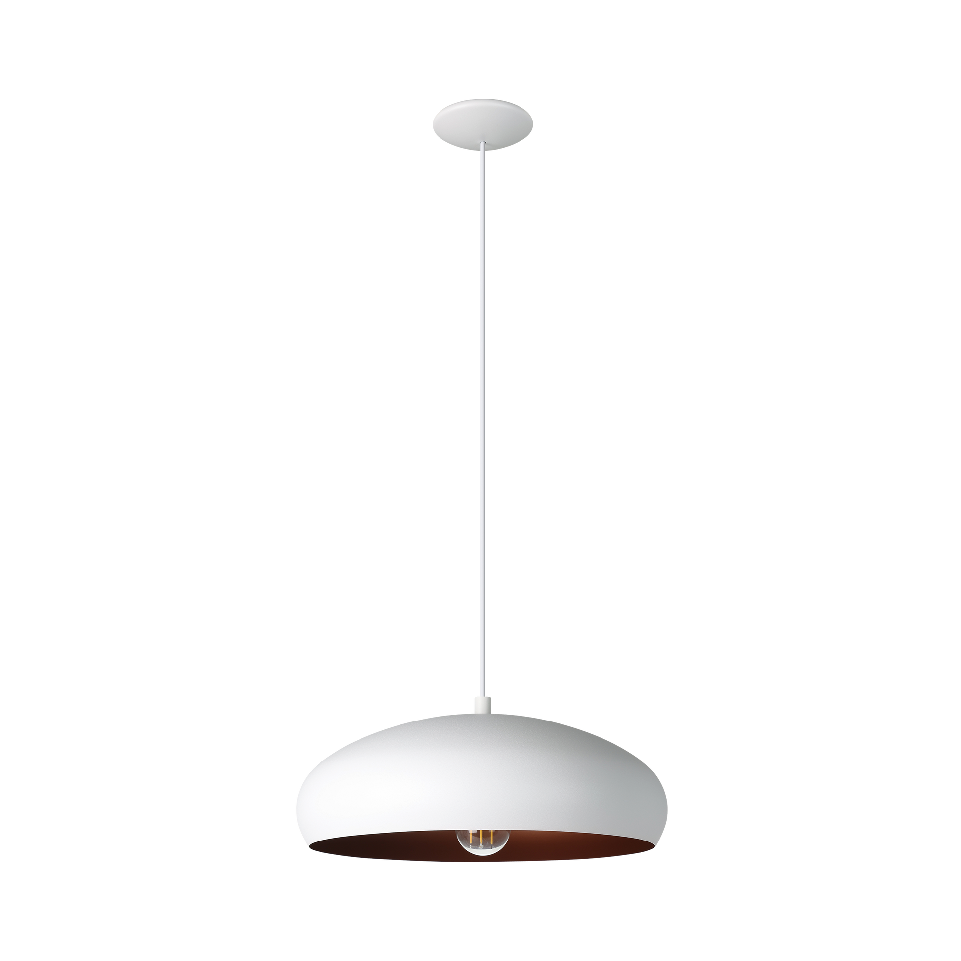 Пендел винтидж MOGANO 1 White & Gold 110CM Eglo