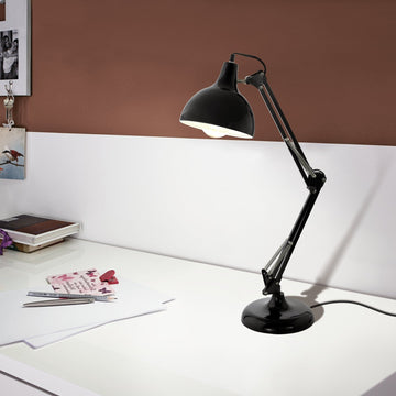 Настолна лампа BORGILLIO Black Регулируема 71CM Eglo