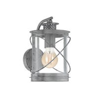 Aplica Exterior Tip Felinar HILBURN 1 Silver ARGINTIE / APLICA PERETE Wall Light Fixtures
