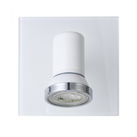 Регулируем аплик тип спот TAMARA 1 IP44 White & Silver 12CM Eglo