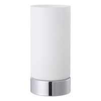 Декоративна нощна лампа DAMASCO 1 White & Silver Ø10CM