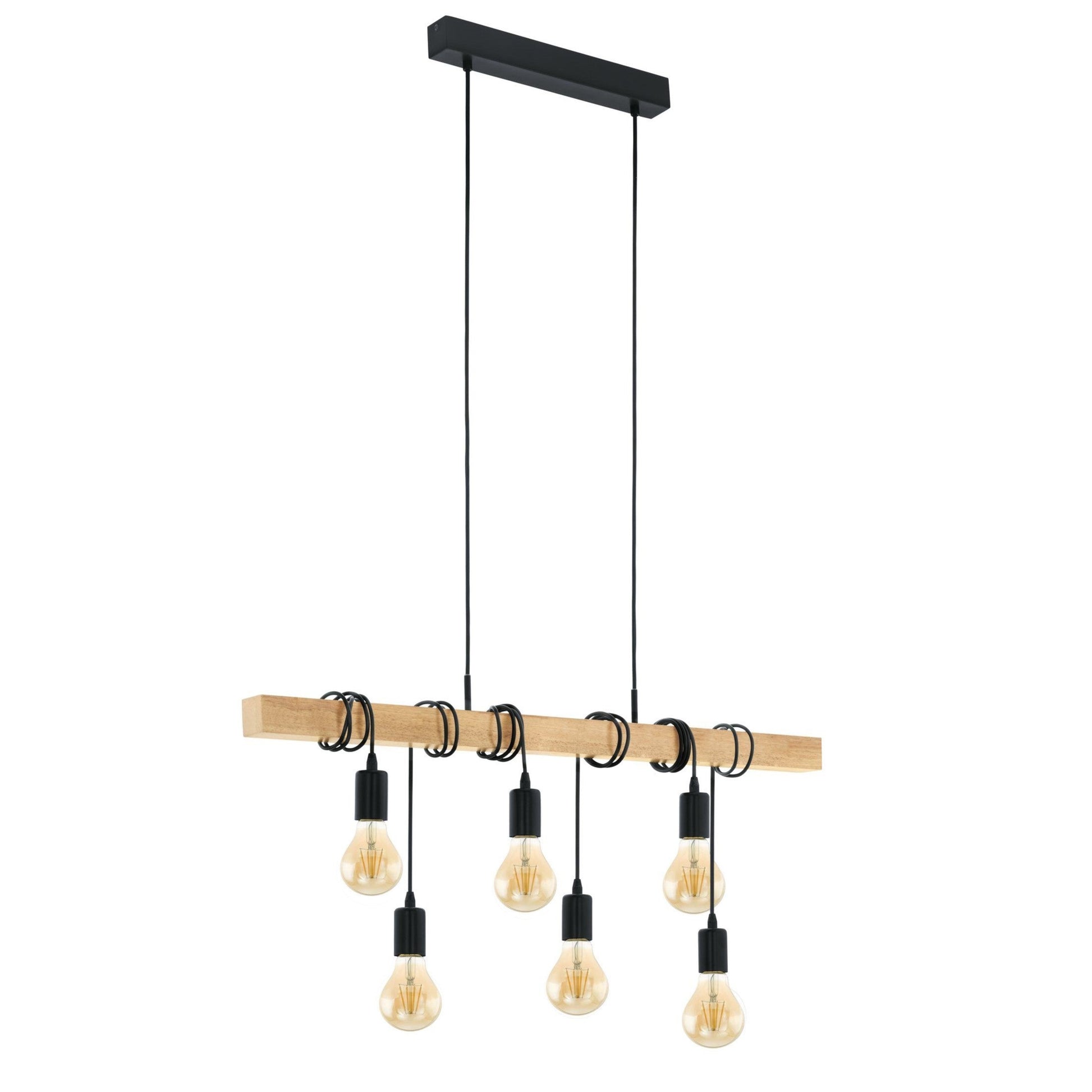 Осветително тяло винтидж LEMN Design 6xE27