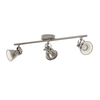 Осветително тяло с 3 регулируеми спота SERAS Silver Eglo