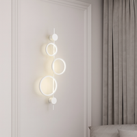 LED аплик 40W TRIPLE ROUND WHITE 3 функции