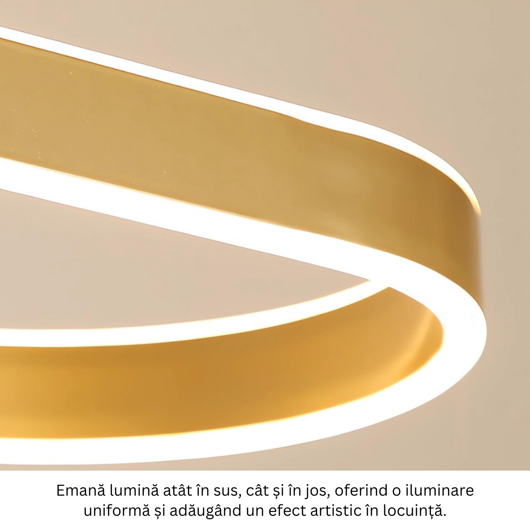 Осветително тяло LED KING Gold 1 Сегмент Овал Еквивалент 400W Дистанционно