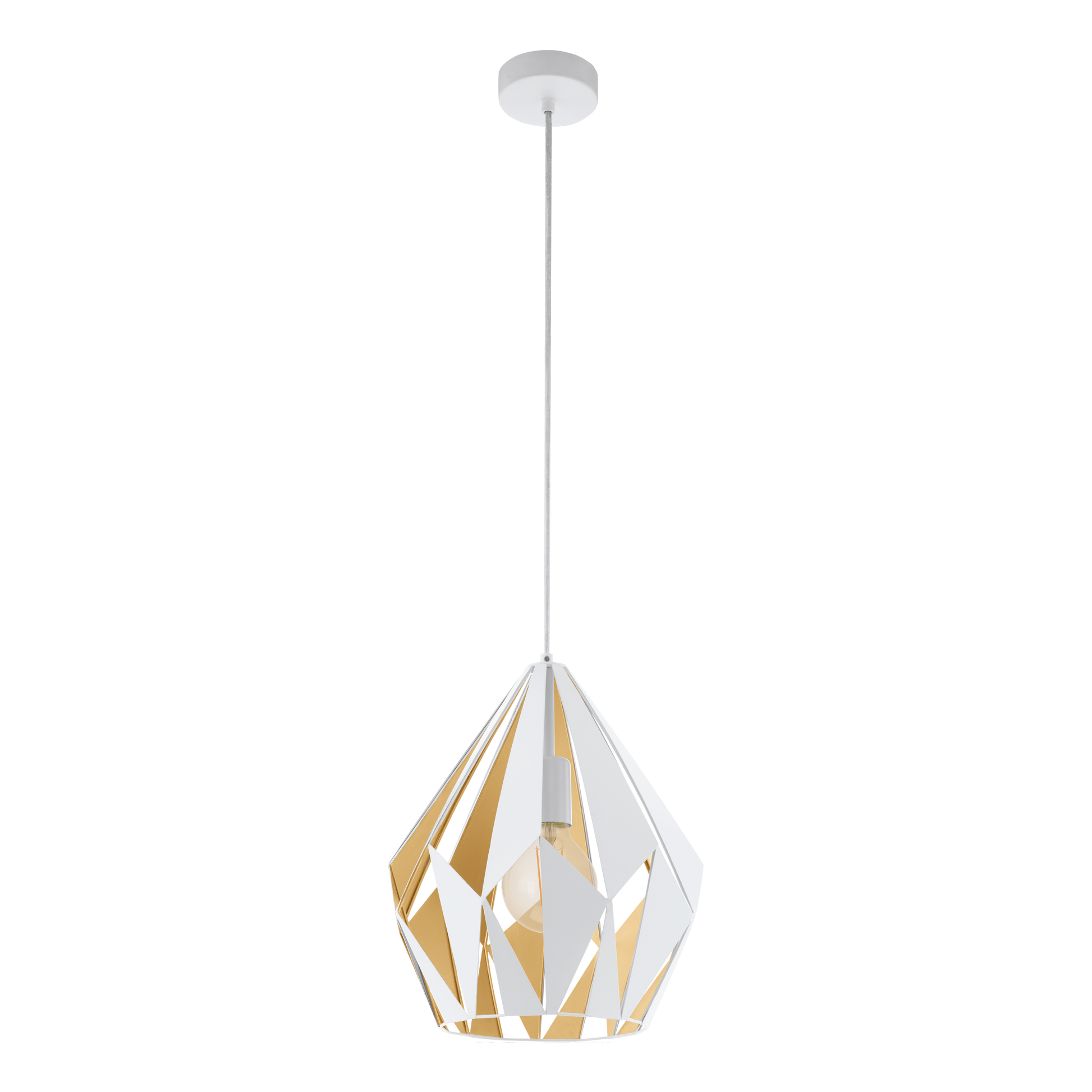 Пендел CARLTON 1 White & Gold 110CM Eglo
