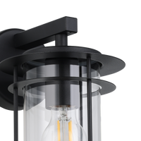 Aplica Exterior Tip Felinar VALDEO Black Eglo NEAGRA / APLICA PERETE Wall Light Fixtures