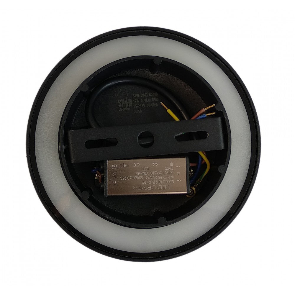 LED аплик 12W ECLIPSA за външен монтаж
