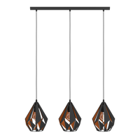 Окачено осветително тяло CARLTON 1 Black 110CM