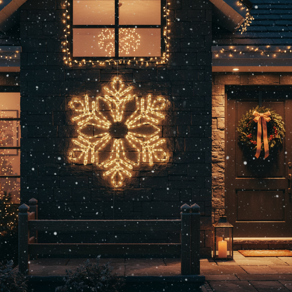 Декоративна LED Снежинка Starfell 60x60cm IP44
