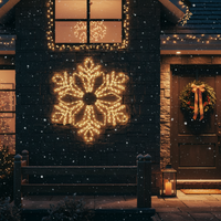 Декоративна LED Снежинка Starfell 60x60cm IP44