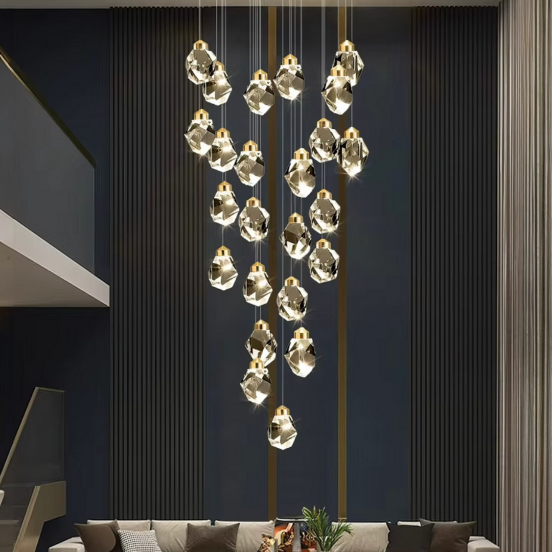 Осветително тяло LED Luxury Crystal Flowing Diamonds