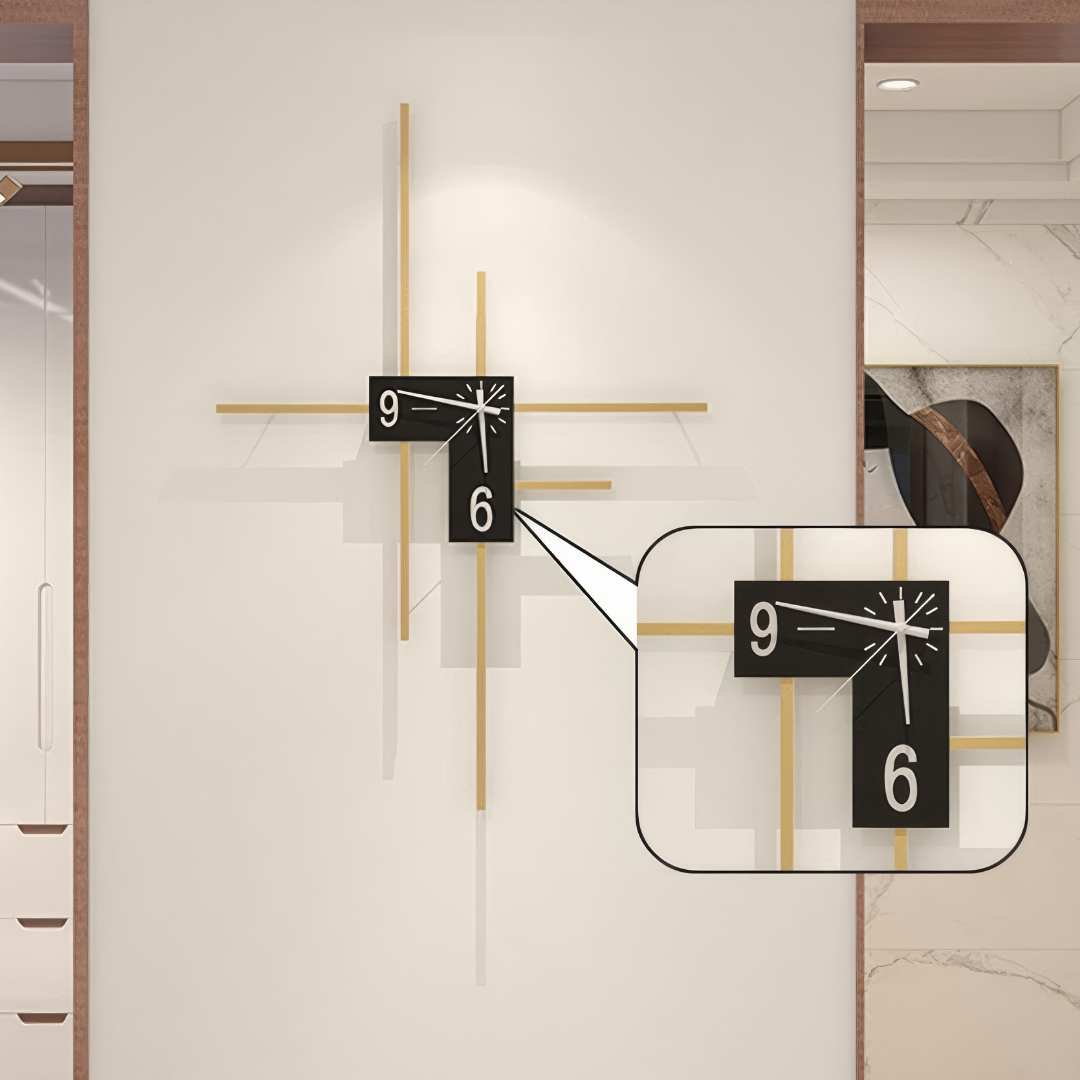 LED аплик с часовник Lines Chrono AL279-A