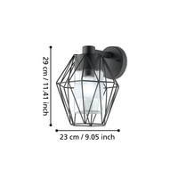 Аплик CANOVE Black 23CM EGLO