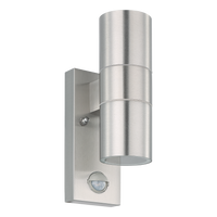 Aplica Exterior RIGA 5 Silver cu Senzor 21.5CM ARGINTIE / APLICA PERETE Wall Light Fixtures