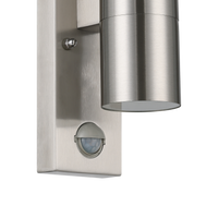 Aplica Exterior RIGA 5 Silver cu Senzor 21.5CM ARGINTIE / APLICA PERETE Wall Light Fixtures
