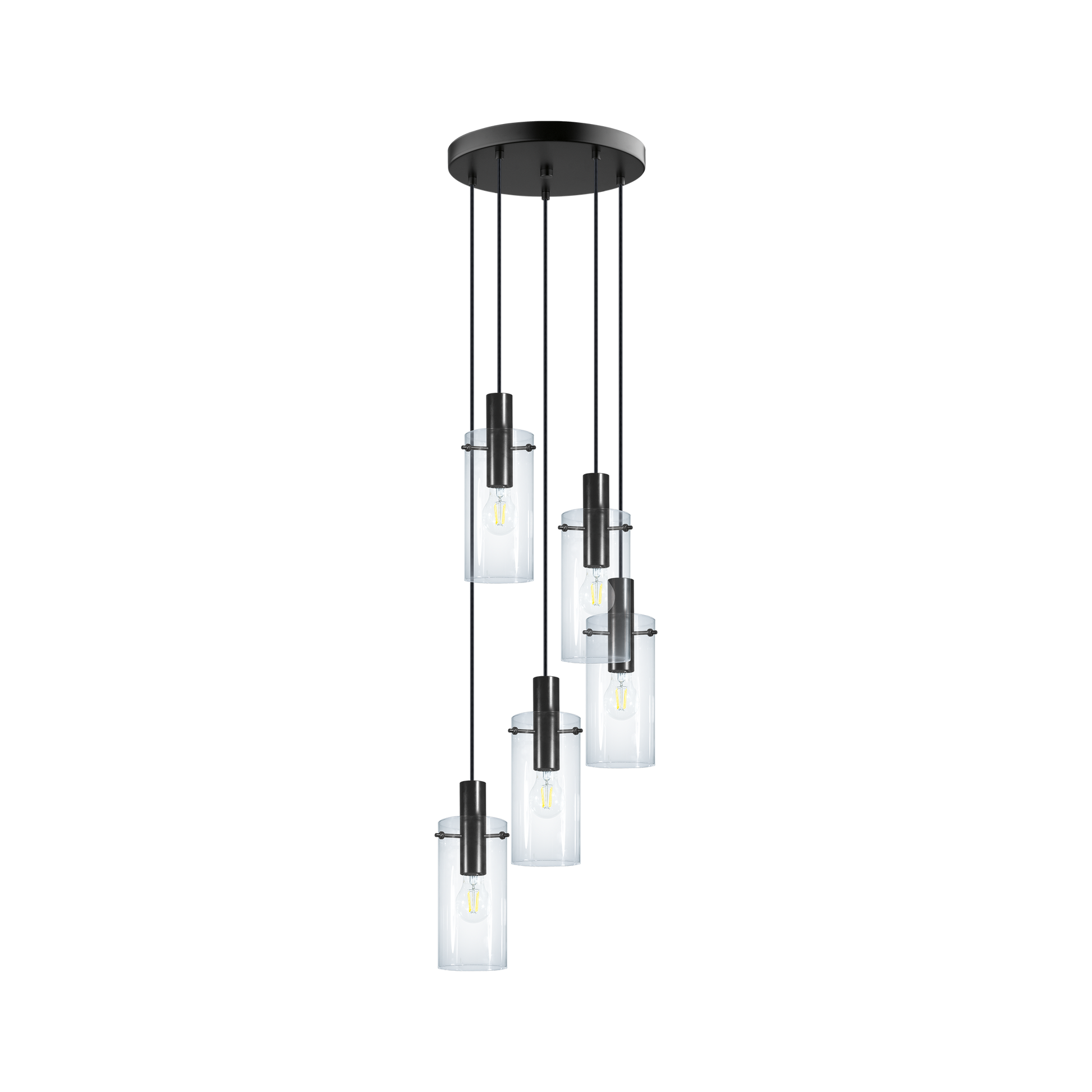 Осветително тяло висящо MONTEFINO Black 150CM