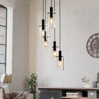 Осветително тяло висящо MONTEFINO Black 150CM
