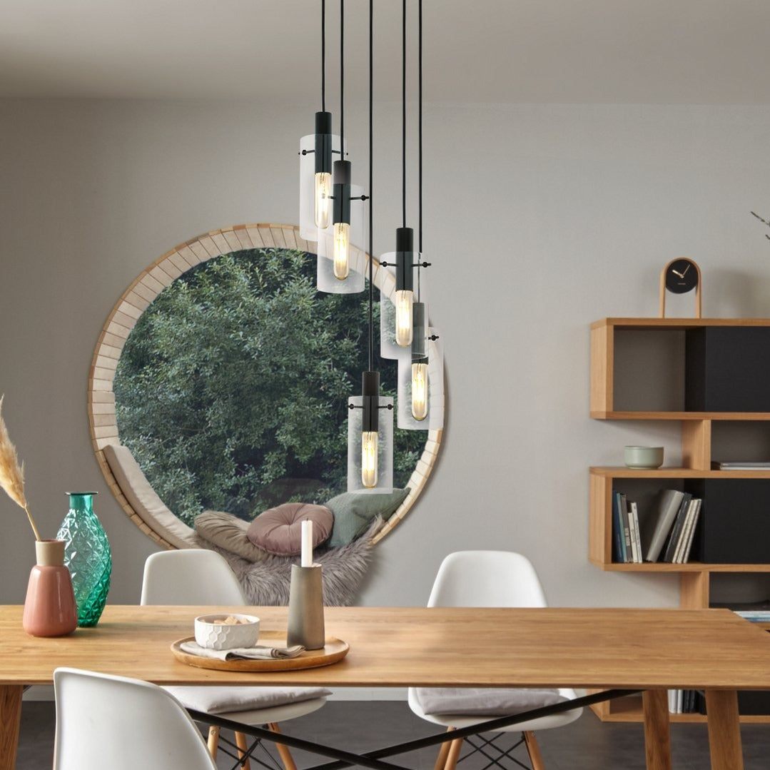 Осветително тяло висящо MONTEFINO Black 150CM