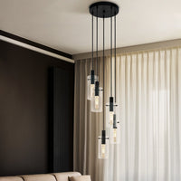 Осветително тяло висящо MONTEFINO Black 150CM
