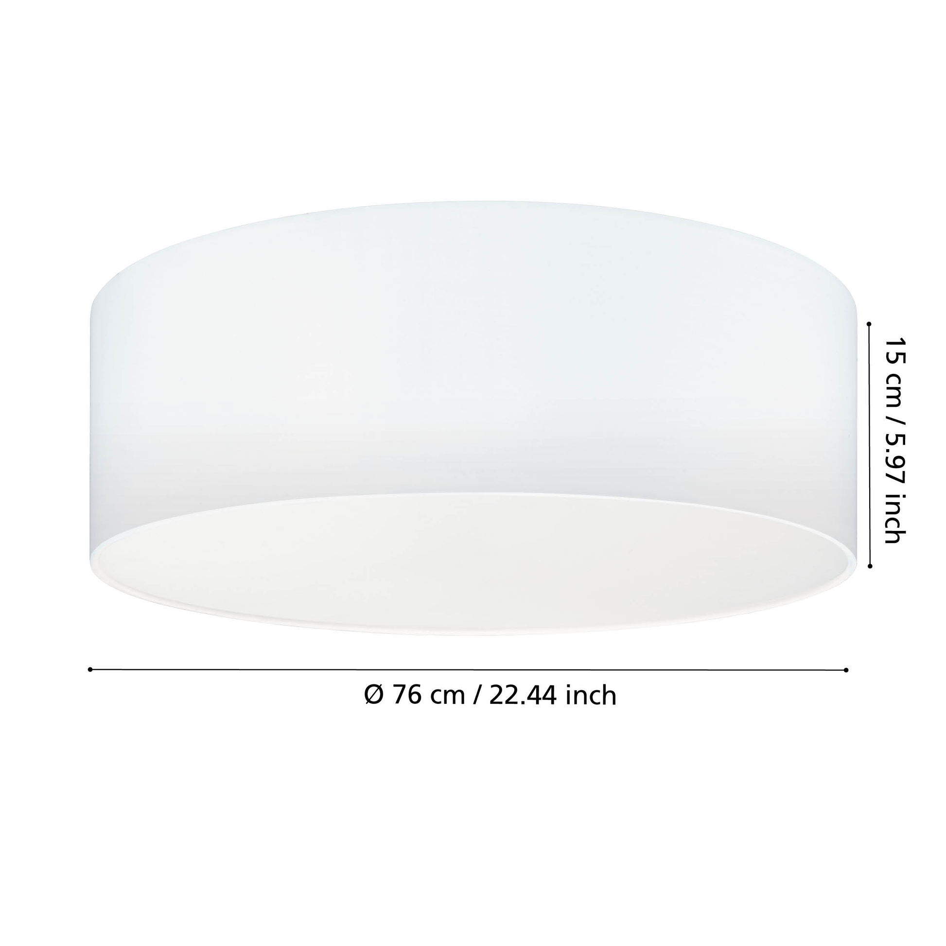 Плафон PASTERI White кръгъл 76CM