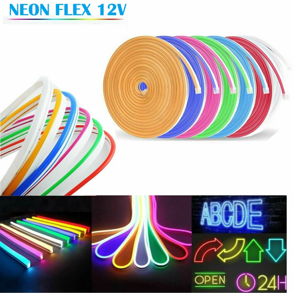 NEON FLEX LED 12V Различни цветове
