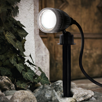 Градински декоративен прожектор NEMA 1 Black 18CM