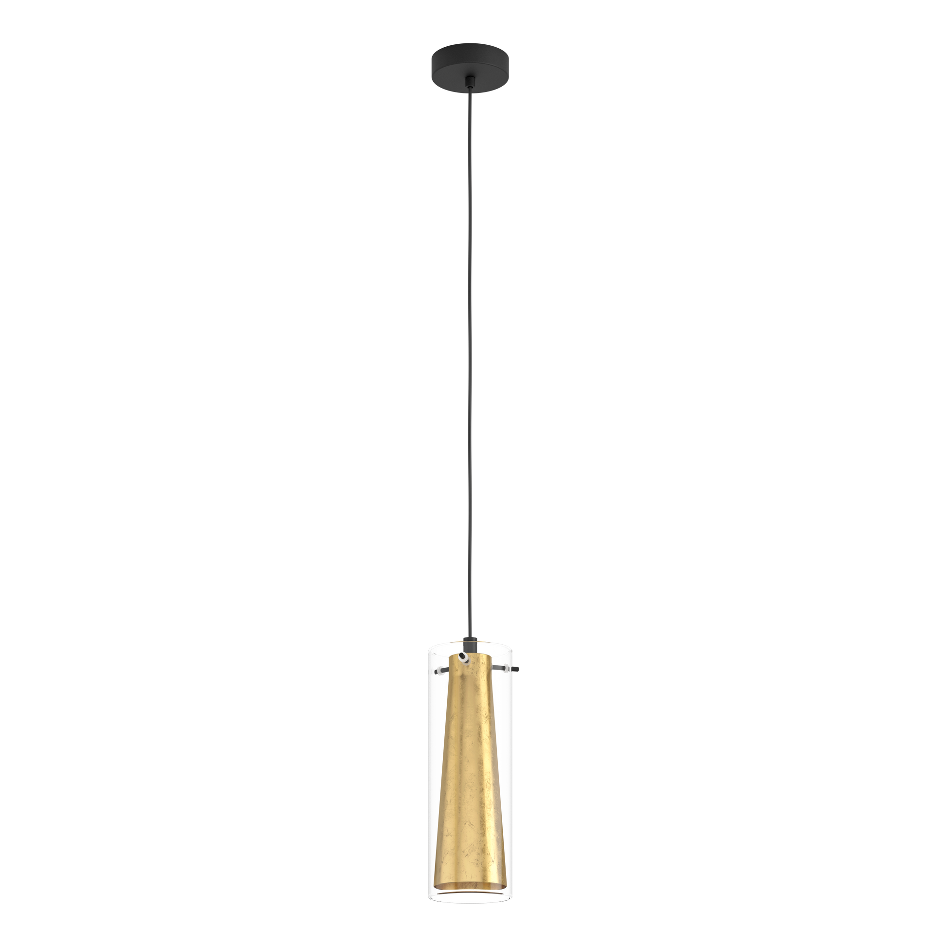 Пендел PINTO GOLD Gold & Black 1xE27 Eglo Ø11CM
