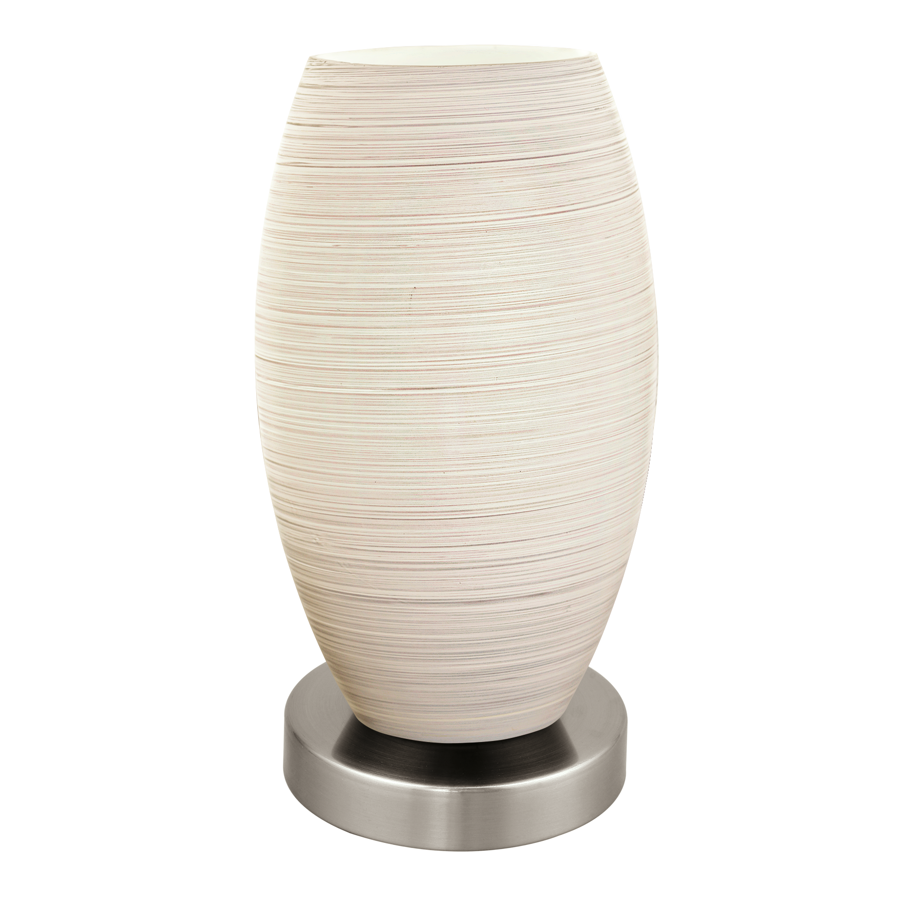 Декоративна лампа BATISTA 3 White & Silver Ø12CM