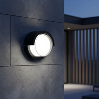 Външен LED аплик SIERA, кръгъл, 12 W, черен