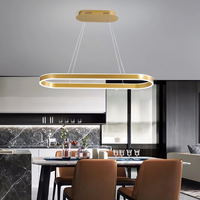 Осветително тяло LED KING Gold 1 Сегмент Овал Еквивалент 400W Дистанционно