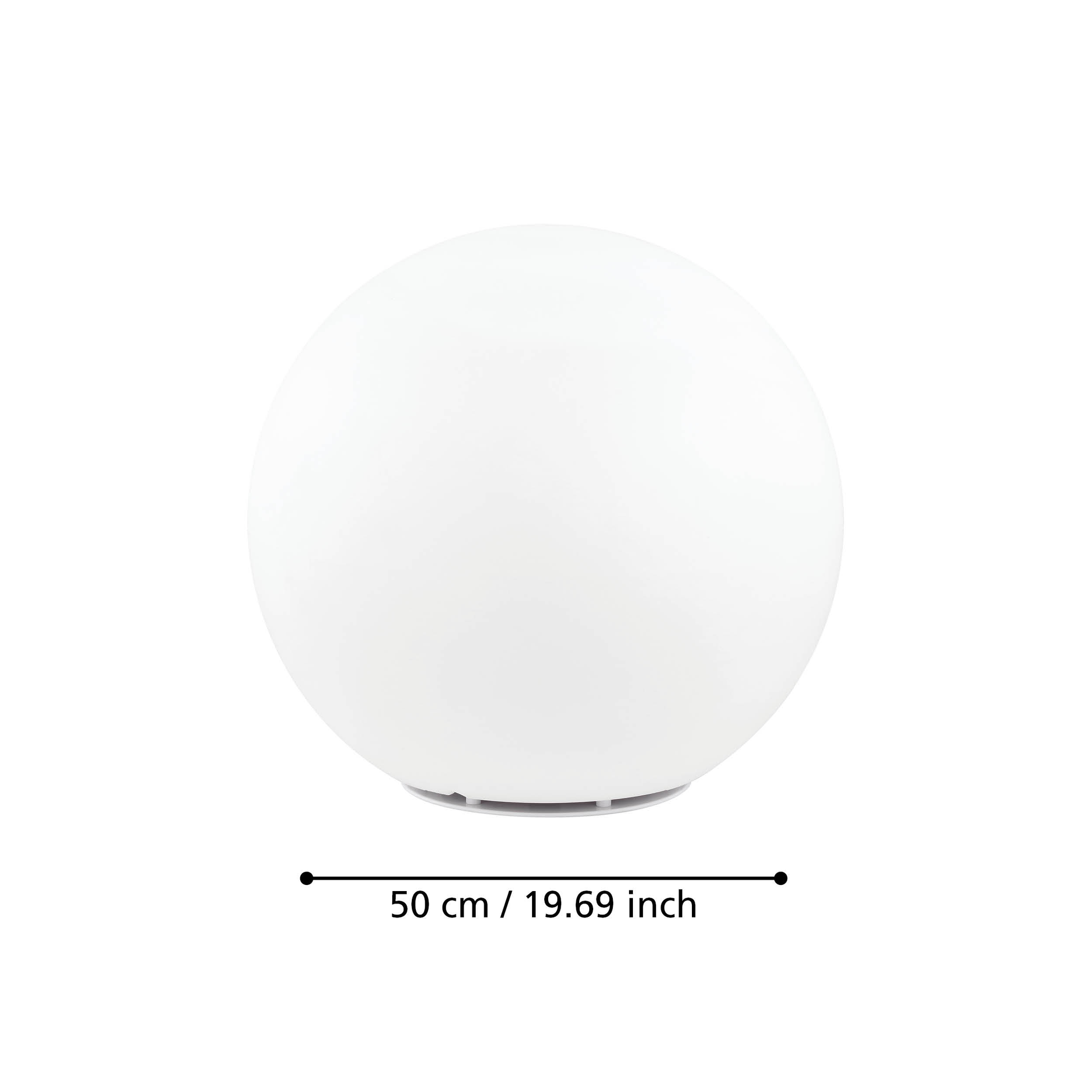 Glob Abajur Mat Exterior MONTEROLO 50CM Eglo ALBA / STALP ORNAMENTAL EXTERIOR LAMP