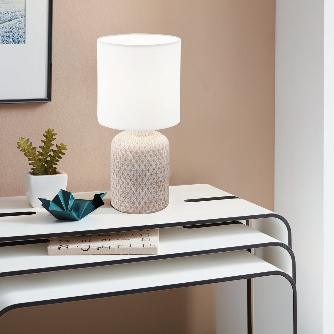 Декоративна лампа BELLARIVA White 32CM