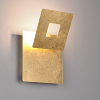 LED аплик Luxury Square Gold LEANO